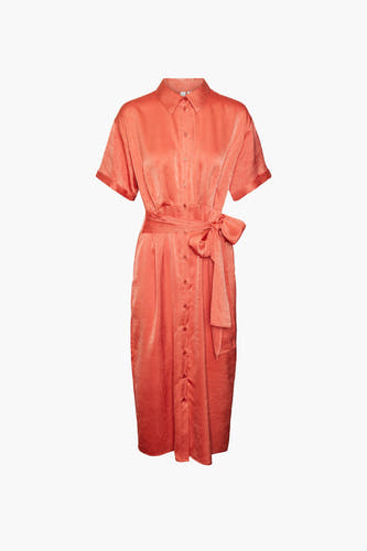 Kleedje met korte mouwen - rood