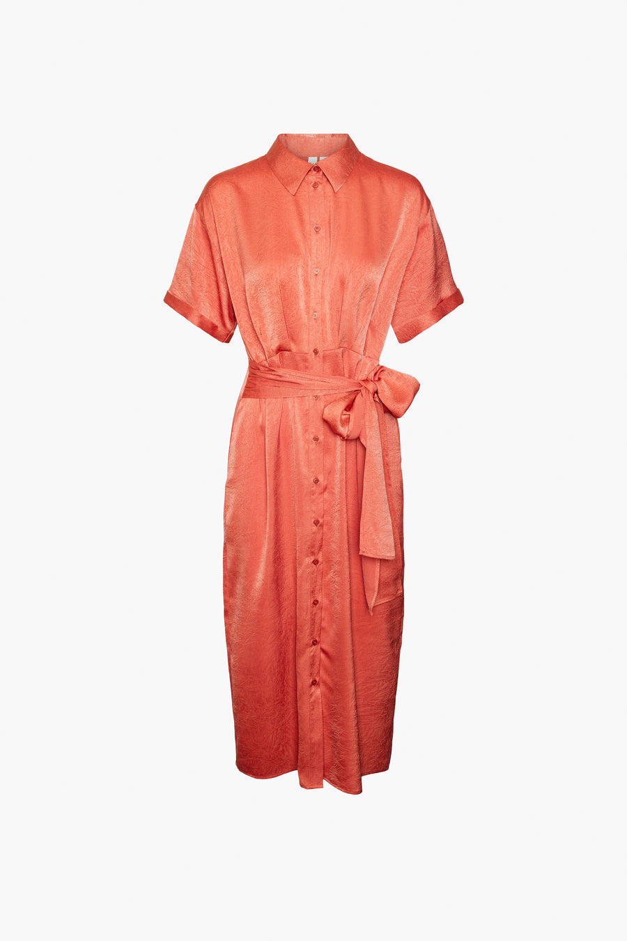 Kleedje met korte mouwen - rood