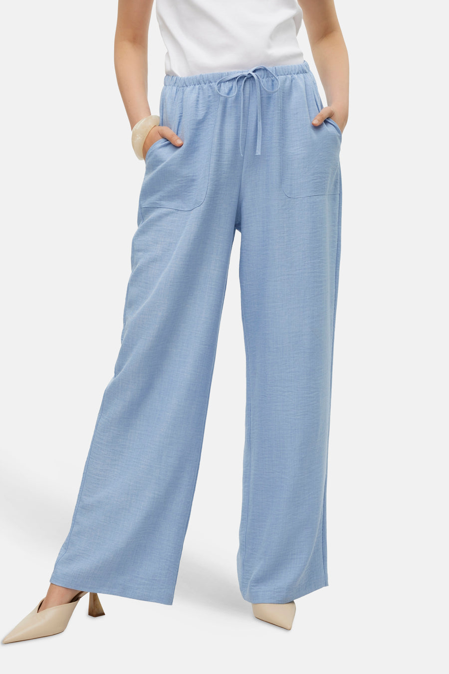 Pantalon coloré bleu - VERO MODA® - VERO MODA® - 1