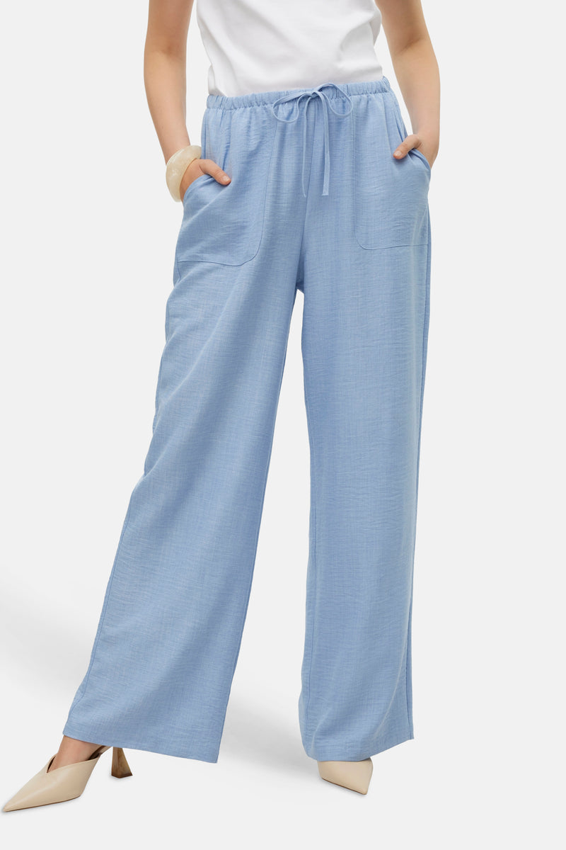 Pantalon coloré bleu - VERO MODA®