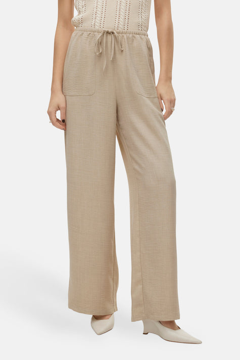 Pantalon coloré - beige