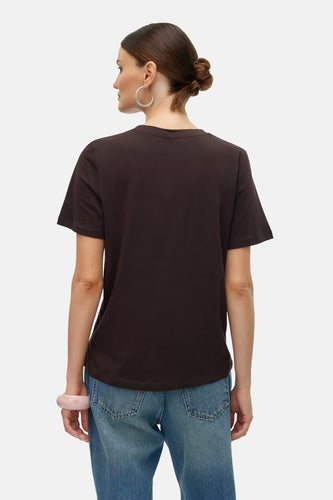 T-shirt met korte mouwen - bruin - VERO MODA®