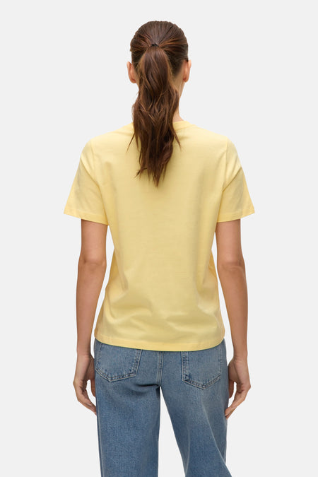T-shirt met korte mouwen - geel