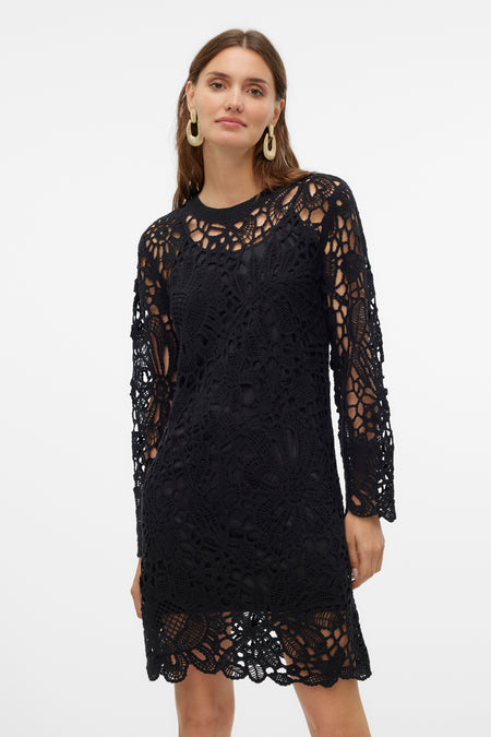 Kleedjes (lange mouwen) Zwart - VERO MODA®