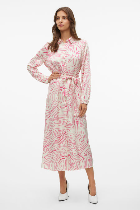 Kleedjes (lange mouwen) Roze - VERO MODA®