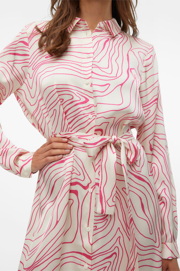 Kleedjes (lange mouwen) Roze - VERO MODA®