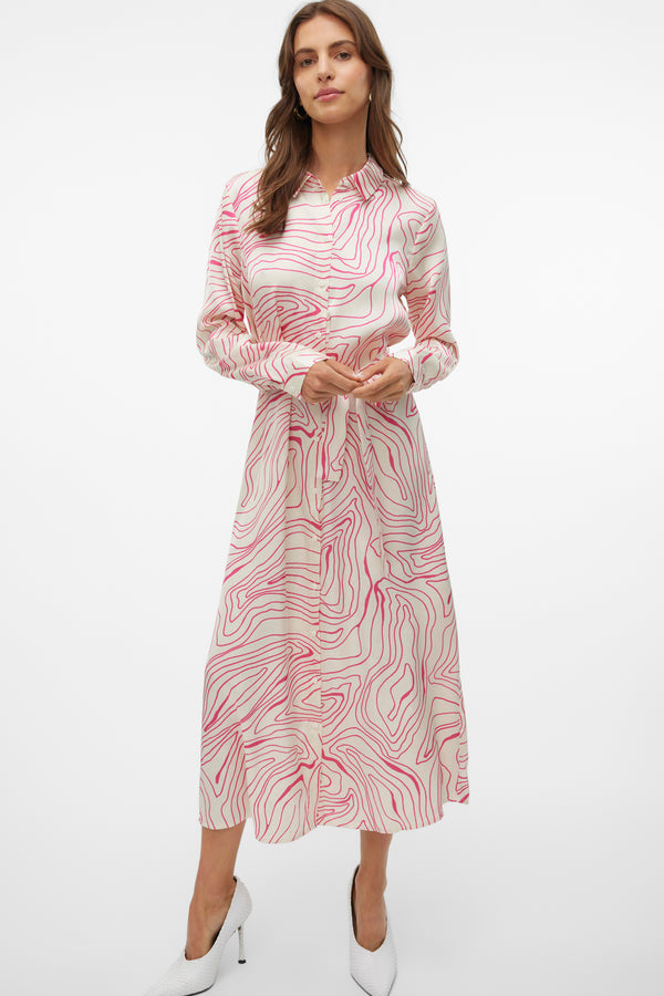 Kleedjes (lange mouwen) Roze - VERO MODA®
