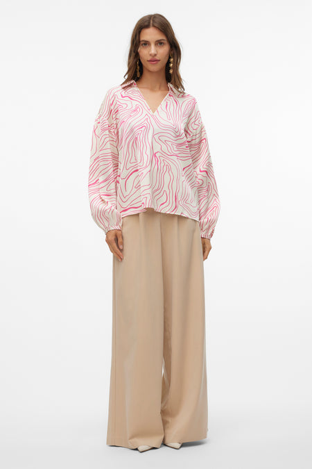 Blouse (lange mouwen) Roze - VERO MODA®
