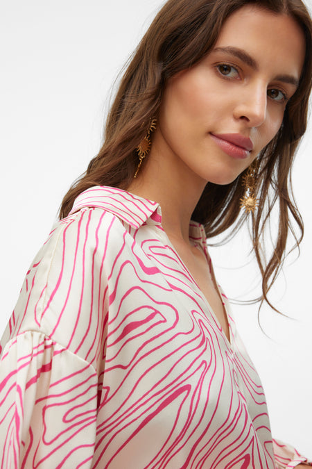 Blouse (lange mouwen) Roze - VERO MODA®