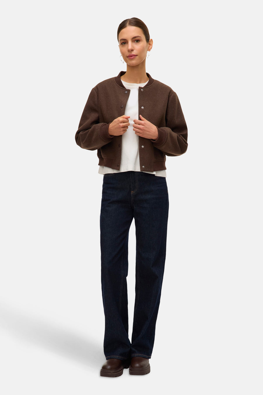 VMCHLOE LS SHORT BOMBER JACKET