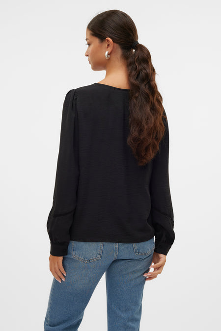 Blouse (lange mouwen) Zwart - VERO MODA®