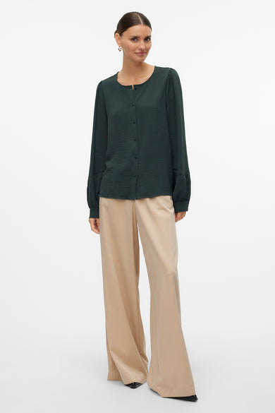 Blouse met lange mouwen - groen