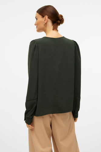 Blouse à manches longues - vert - VERO MODA®