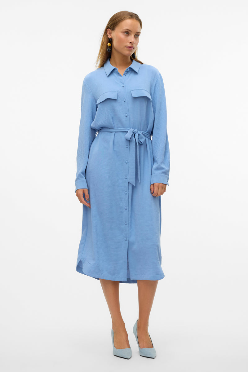 Kleedjes (lange mouwen) Blauw - VERO MODA®