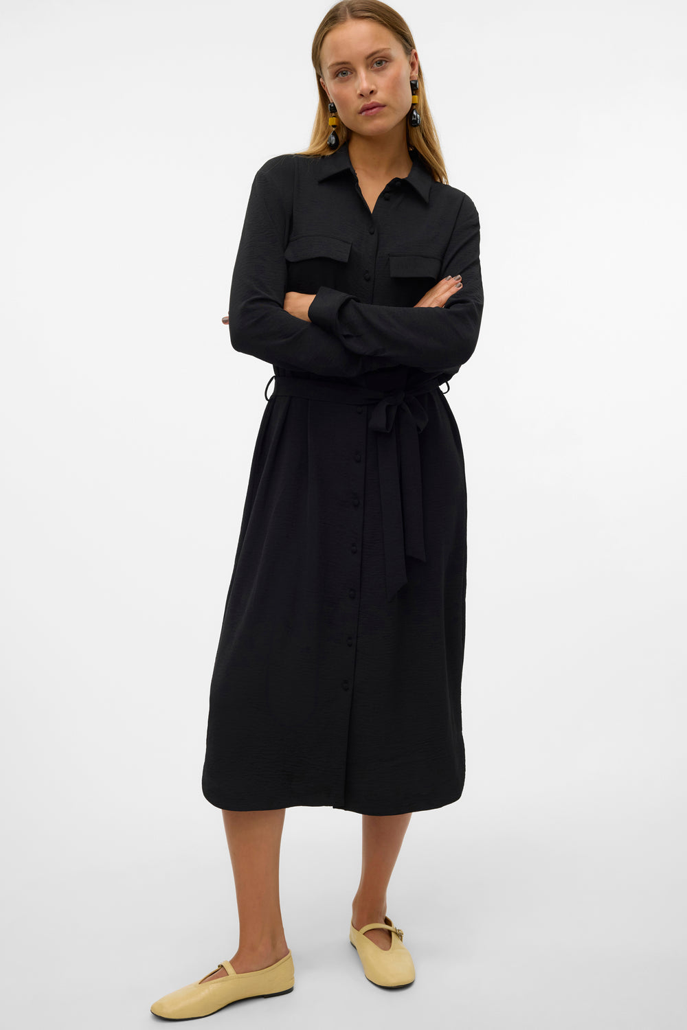 Robes manches longues Noir - VERO MODA®