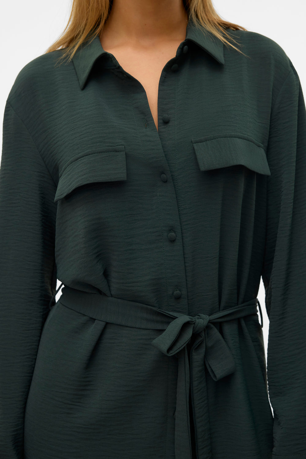 Kleedjes (lange mouwen) Groen - VERO MODA®