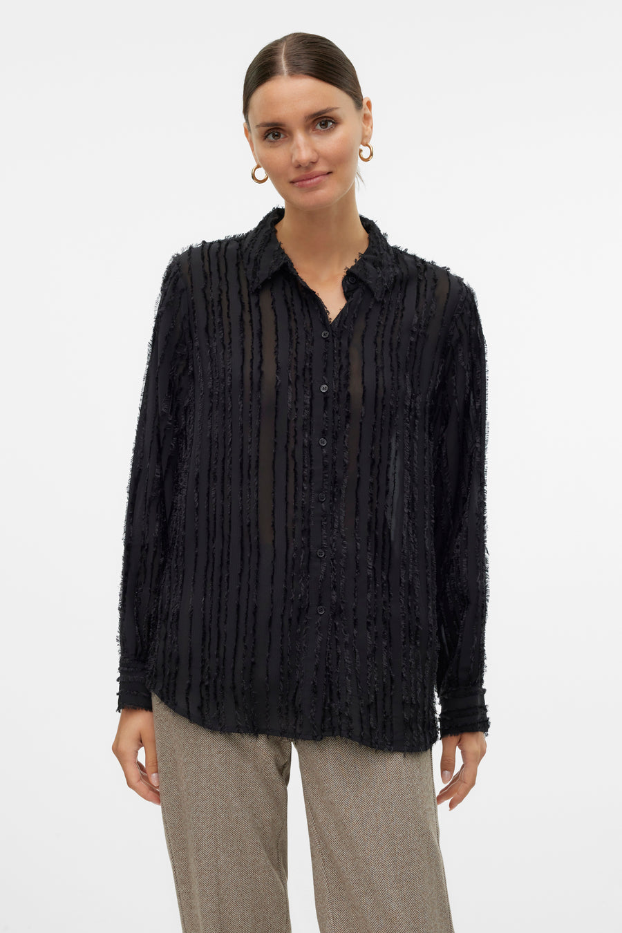 VMHARIET LS LOOSE SHIRT WVN GA