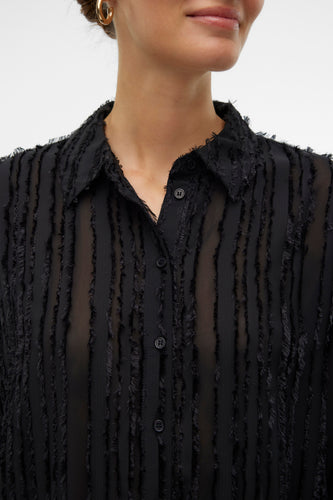 VMHARIET LS LOOSE SHIRT WVN GA