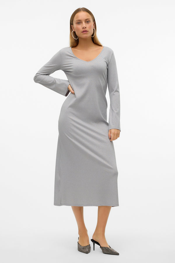 Kleedjes (lange mouwen) Grijs - VERO MODA®