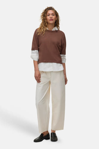 Pull O-hals - bruin