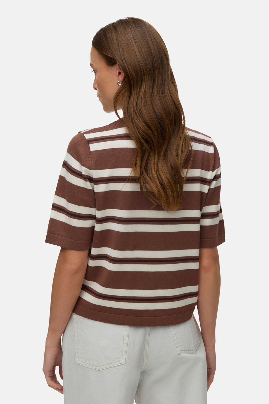 Pull O-hals - bruin