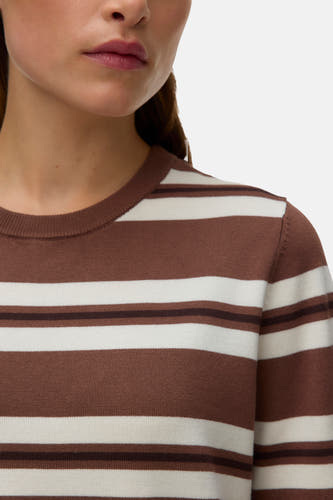 Pull O-hals - bruin