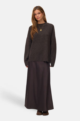 Pull met ronde hals - Chocolate Torte