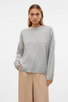 Trui met ronde hals Grijs - VERO MODA®