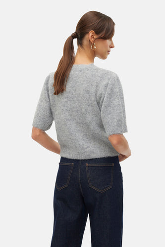 Pull à col rond - gris - VERO MODA®