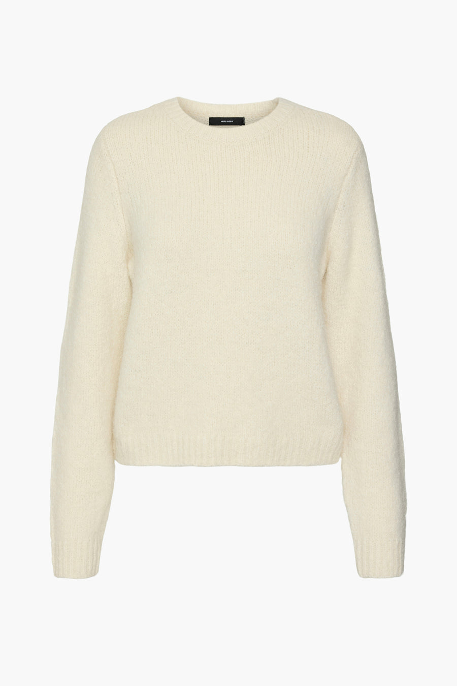Pull met ronde hals - ecru - VERO MODA®