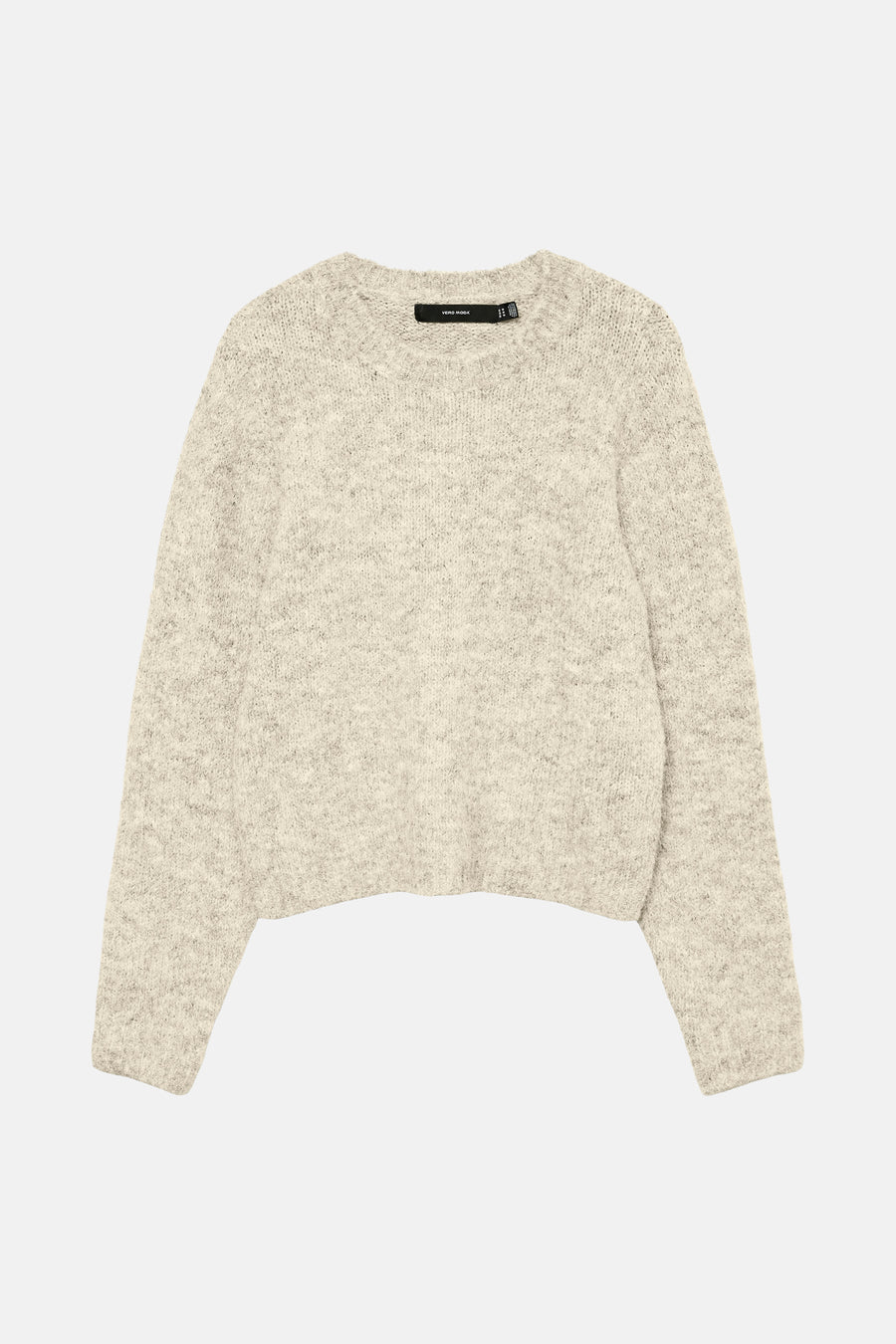Pull met ronde hals - ecru - VERO MODA®
