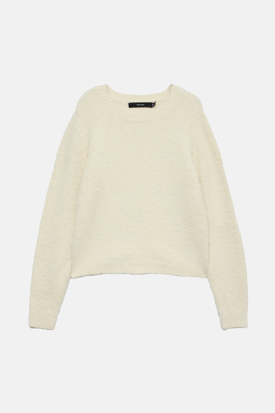 Pull met ronde hals - ecru - VERO MODA®