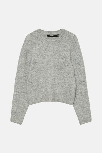 Pull met ronde hals - grijs - VERO MODA®
