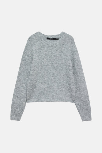 Pull met ronde hals - grijs - VERO MODA®