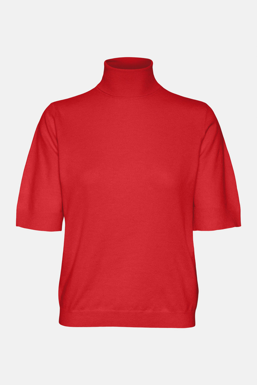 Pull met rolkraag - rood - VERO MODA®