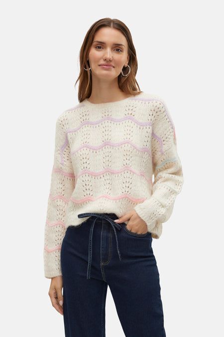 VMHATTY LS O-NECK STITCH PULLOVER BOO