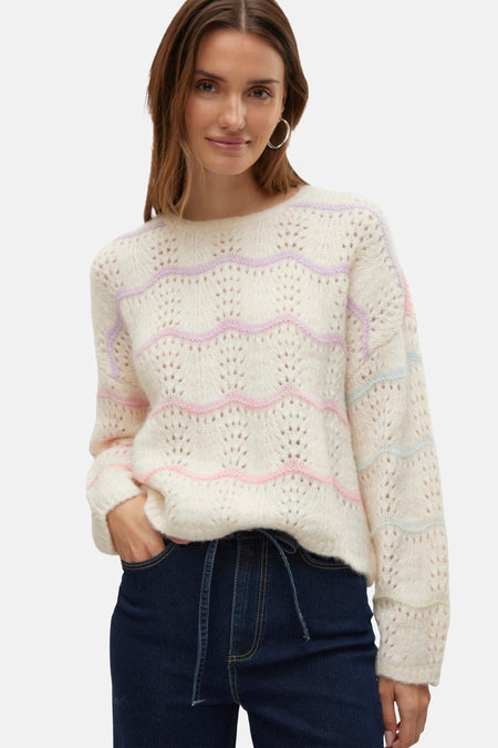 VMHATTY LS O-NECK STITCH PULLOVER BOO