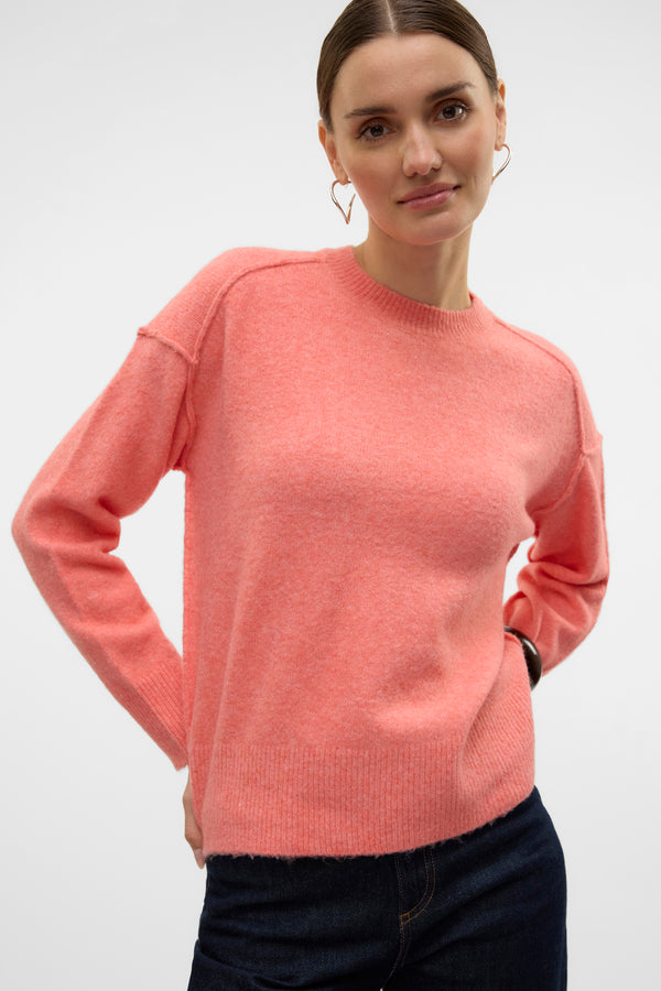 Pull col O Orange - VERO MODA®