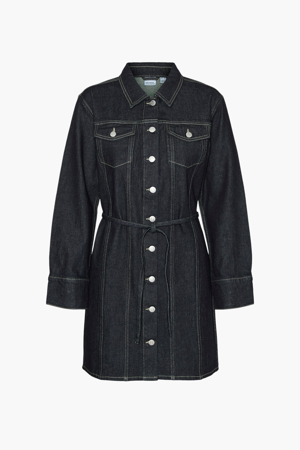 Kleedjes (lange mouwen) Dark blue denim - VERO MODA®