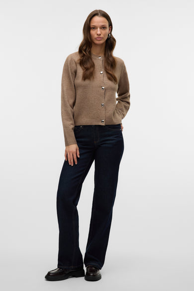 VMFIONA LS SHORT BUTTON CARDIGAN BOO