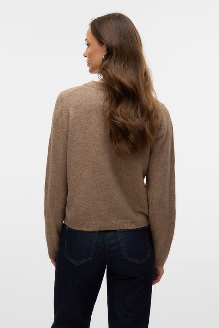 VMFIONA LS SHORT BUTTON CARDIGAN BOO