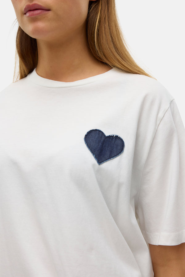 Top uni manche courte Blanc - VERO MODA®