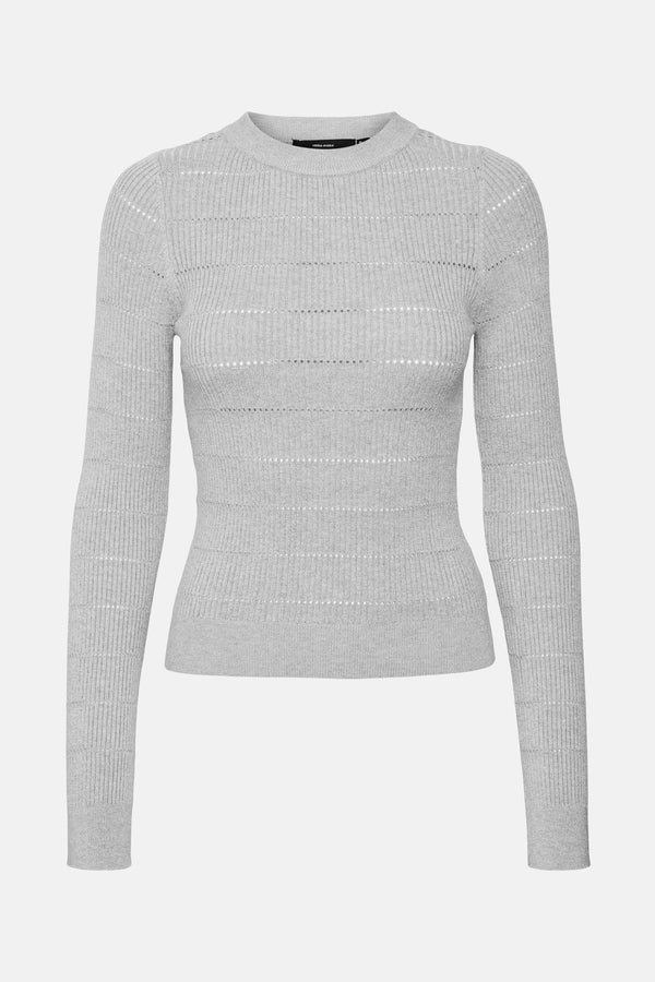 Trui met ronde hals Grijs - VERO MODA®