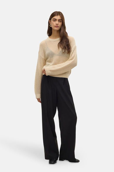 Trui met ronde hals Beige - VERO MODA®
