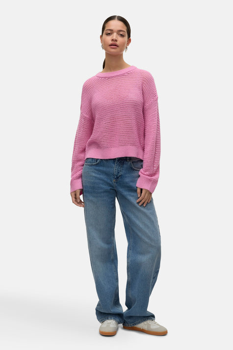 VMNEWMADERA LS O-NECK PULLOVER BOO
