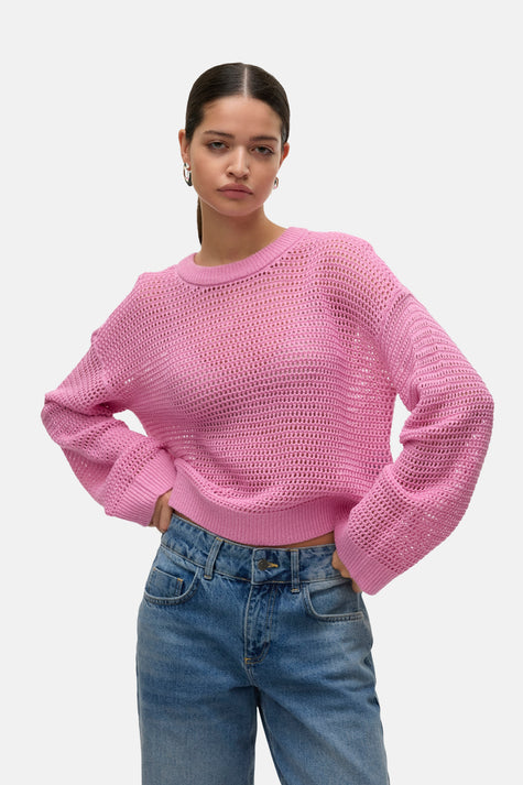 VMNEWMADERA LS O-NECK PULLOVER BOO