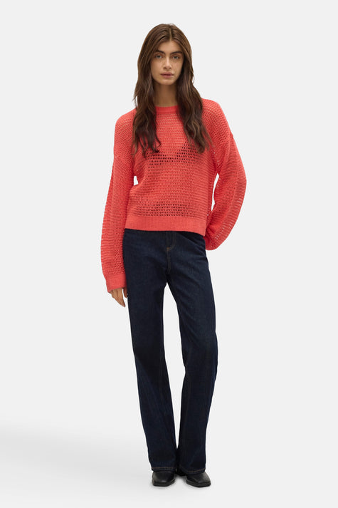 VMNEWMADERA LS O-NECK PULLOVER BOO