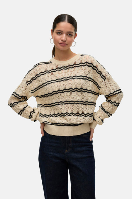 VMBELLA LS O-NECK PULLOVER GA BOO