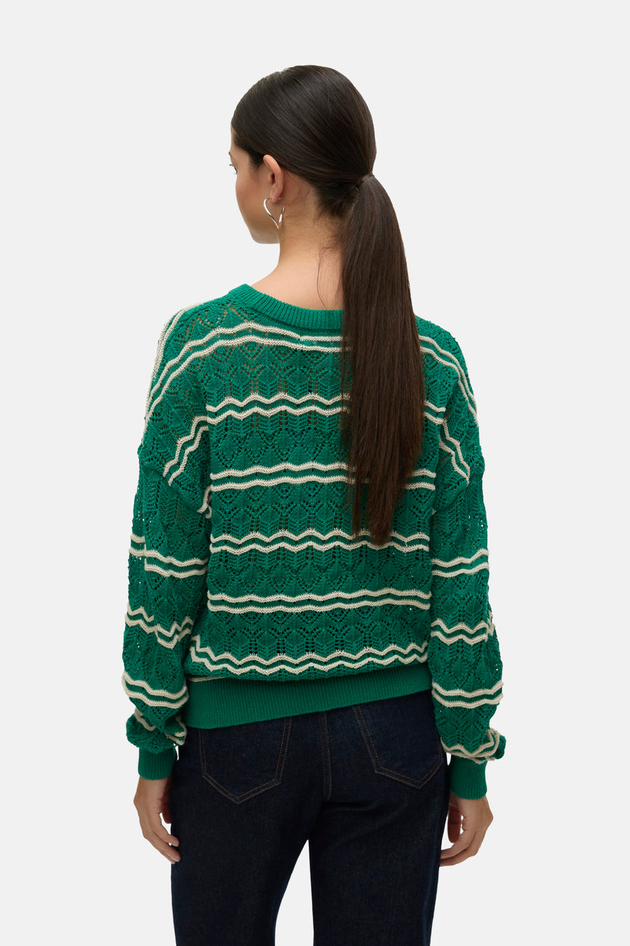 Pull met ronde hals - groen - VERO MODA®