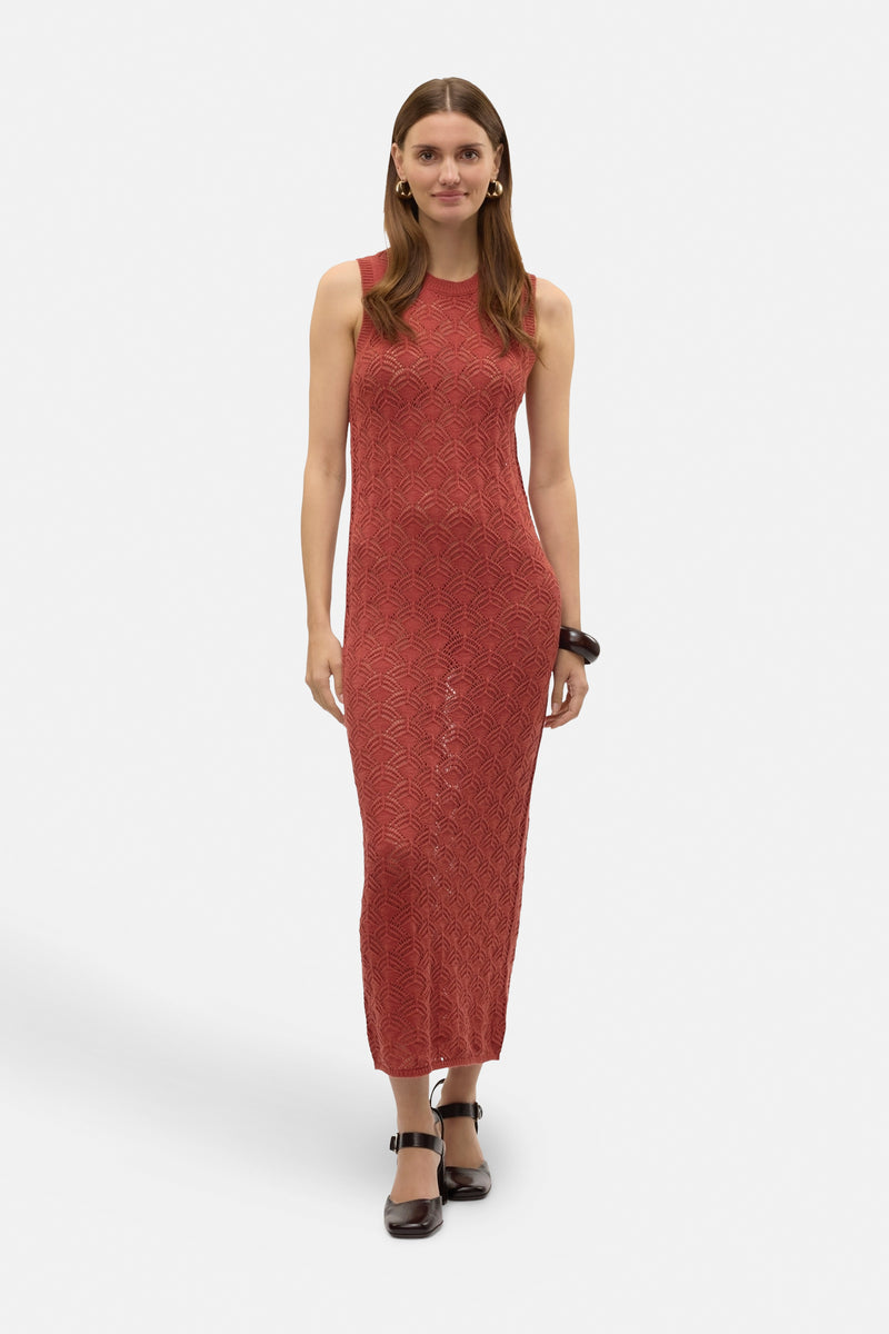 Kleedjes zonder mouwen Bruin - VERO MODA®